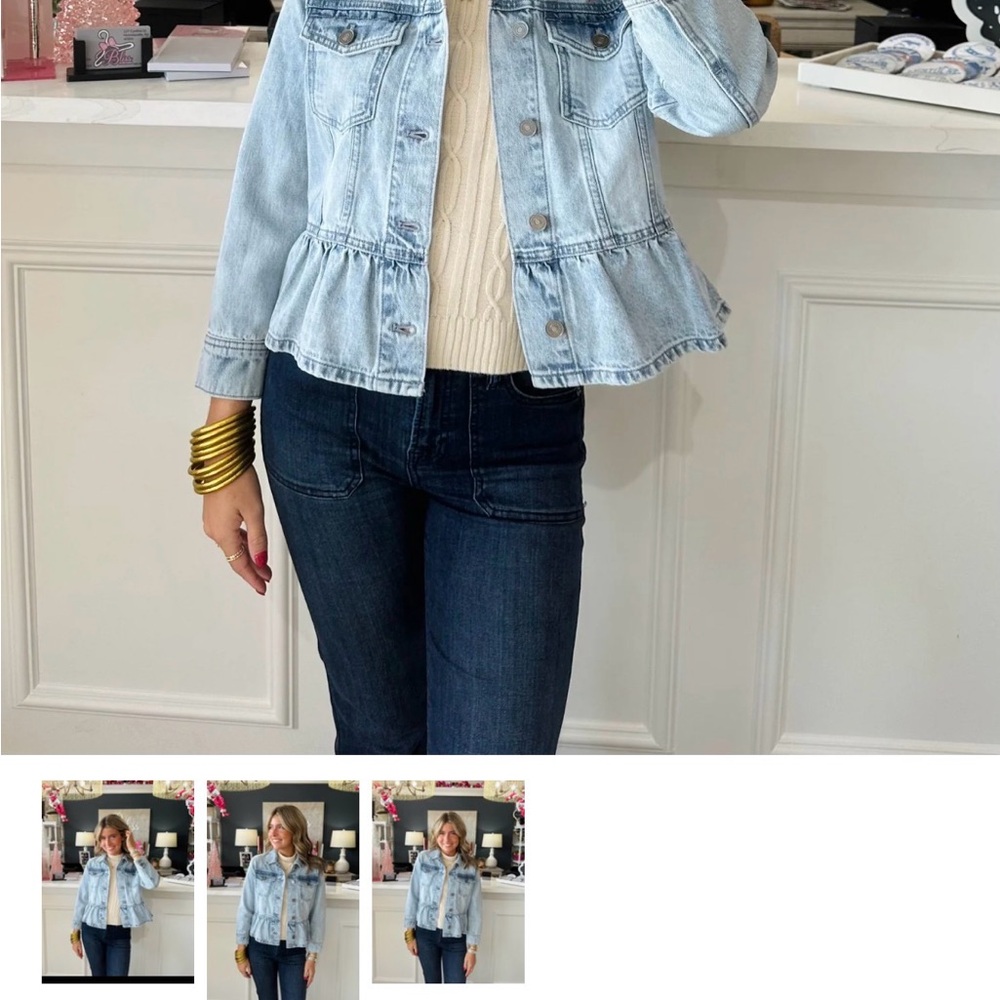 KanCan Light Blue Jean Jacket